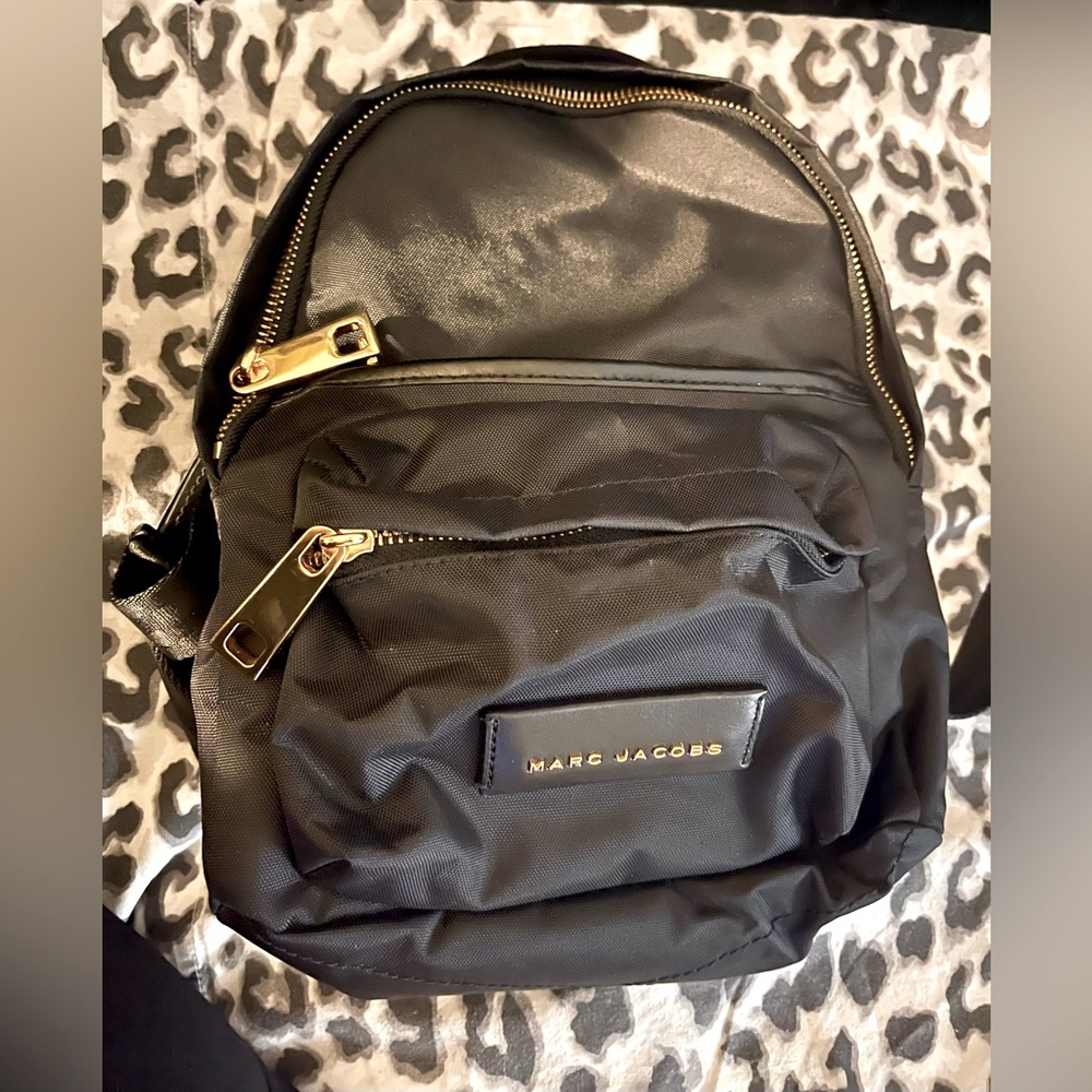 Marc Jacobs black backpack